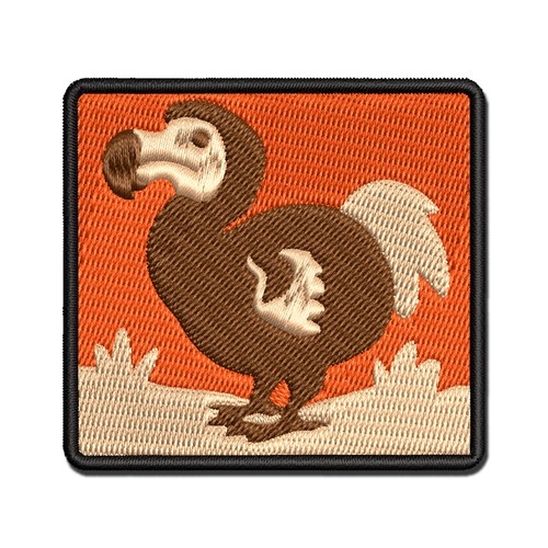 Extinct dodo bird - extinct, applique