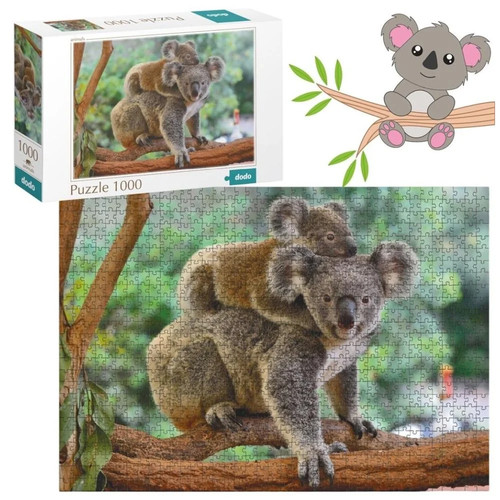 Puzzle 1000 koala bambino - 1000, e